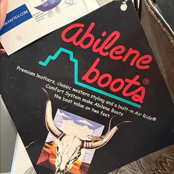 Abilene Western Cowboy Boots - Picture 2 of 9